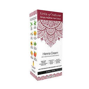 Tints of Nature Henna Cream Semi-Permanent Hair Colour, Black