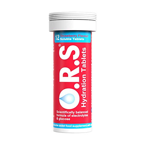 O.R.S Hydration Electrolyte Tablets Strawberry Tube of 12