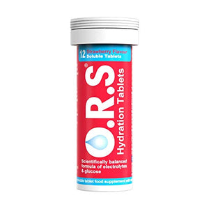 O.R.S Hydration Electrolyte Tablets Strawberry Tube of 12
