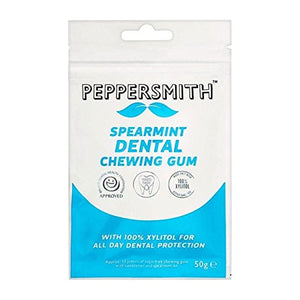 Peppersmith Xylitol Natural English Spearmint Gum 50g