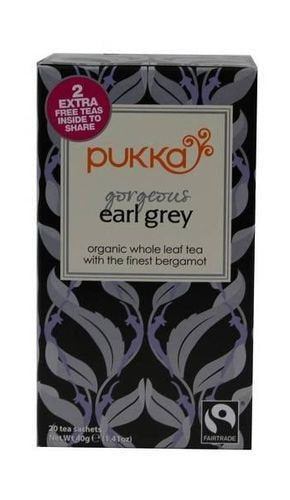 Pukka Herbal Ayurveda Organic Gorgeous Earl Grey Tea 20bags (2 pack)
