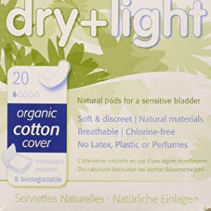 Natracare Pads, Dry & Light, 20 Ct ( Multi-Pack)