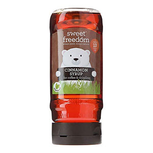 Sweet Freedom Fruit Sweetened Cinnamon Coffee/Drizzling Syrup, 350 g