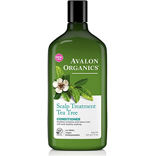 Pack of 3 x Avalon Organics Scalp Treatment Tea Tree Conditioner - 11 fl oz
