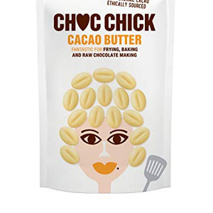 CHOC Chick Organic Raw Cacao Butter 100g (Pack of 2)