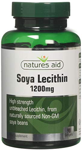 Natures Aid 1200 mg SOYA Lecithin 90 Tablets, 200 g