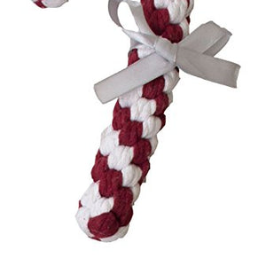 Festive Collection Candy Cane Rope Toy | Pet Brands Xmas Collection