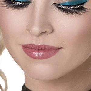 Smiffys Eyelashes Glamour Crystals - Black