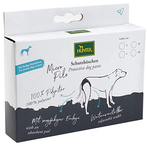 Dog Pants Micro-Pile, Size 5 Black  Pack Of 2 | Hunter