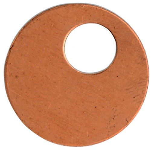 Sizzix 661773 4 Piece 7/8 Off-Set Washer Copper Metal Blanks