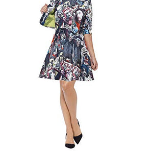Smiffys Women's Zombie Suit, Dress & Jacket, Size: S, Colour: Multi, 45635