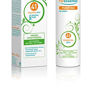 Puressentiel Purifying Air Spray 200 ml - Patented Formula - Air & Surfaces - 100% Natural Origin and Fragrance - Pure Essential Oils - Propellant Gas and aerosol Free - Home, Office, car