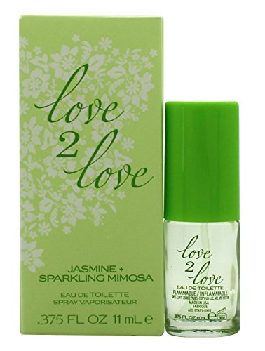 Love 2 Love Jasmine Plus Sparkling Mimosa Eau de Toilette 11ml Spray for Her
