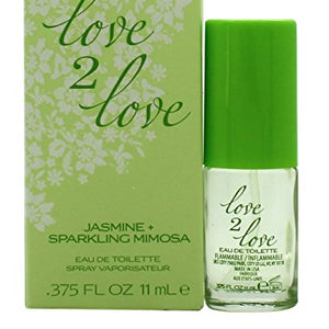 Love 2 Love Jasmine Plus Sparkling Mimosa Eau de Toilette 11ml Spray for Her