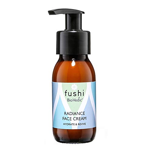 Fushi Biovedic Radiance Face Cream 50ml |Fresh Pressed | Ayurvedic Herb Manjisthta, Kalahari Melon Seed & Rice Bran Oils |Best For Hydration, Nourishing & Skin Brightening | Manufactured In The UK