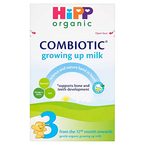 HiPP Organic 3 From The 12th Month Onwards Growing Up Milk 600g (Pack of 2)