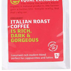Equal Exchange Organic Italian Blend Coffee 227 g (Pack of 4)
