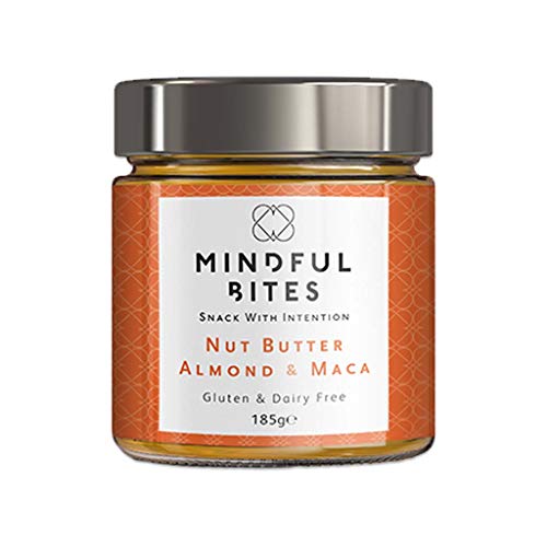 Mindful Bites Nut Butter - Almond & Maca 185 g (Pack of 1)