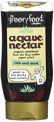The Groovy Food Company Organic Rich & Dark Agave Nectar 250ml (Pack of 3)