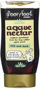 The Groovy Food Company Organic Rich & Dark Agave Nectar 250ml (Pack of 3)