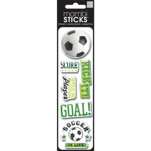 Puffy Stickers-Soccer