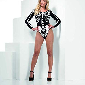 Smiffys Opaque Skeleton Bodysuit