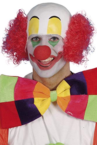 Smiffys Clown Head Rubber Top with Hair