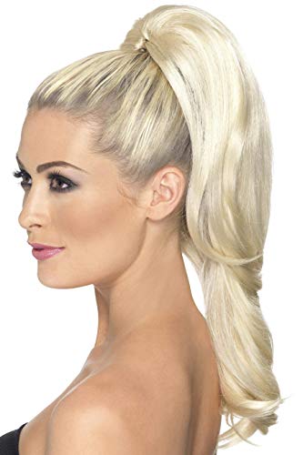 Smiffys Divinity Hair Extension Blonde Wavy on Clip