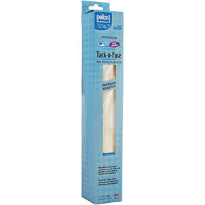 Pellon Tack-N-Fuse Non-Woven Fusible Stabilizer for Embroidery, 11 by 5-Yard, White