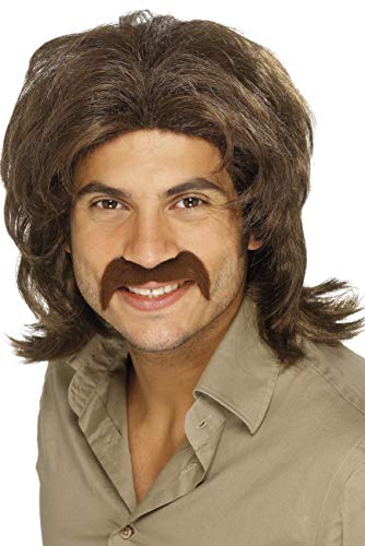 Smiffys 70's Retro Wig - Brown