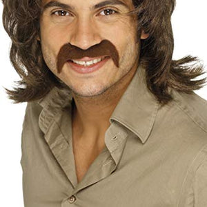 Smiffys 70's Retro Wig - Brown