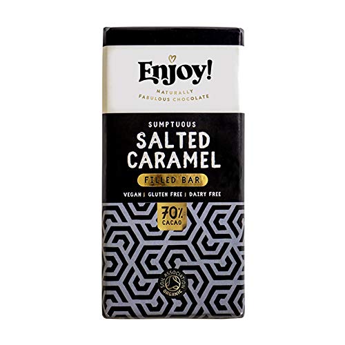 Enjoy! Salted Caramel Filled Chocolate Bar 70g (Pack of 12)