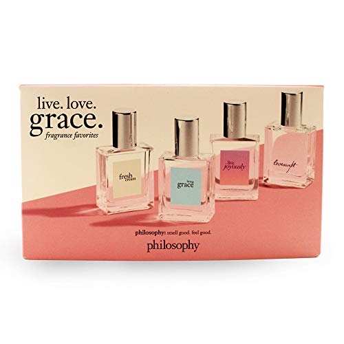 philosophy Live Love Grace Fragrance Favourites Spray, 4 x 15 ml