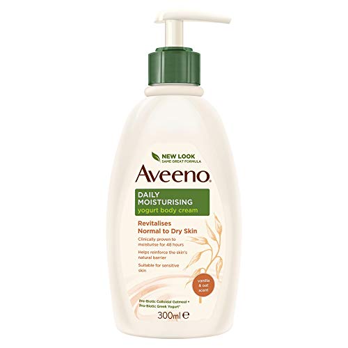 Aveeno Daily Moisturising Yogurt Body Cream Vanilla & Oat scent 300ml