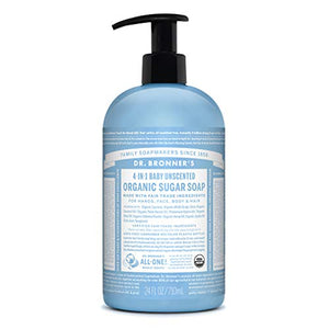 Dr. Bronner's Organic 4-in-1 Shikakai Baby Unscented Hand Soap