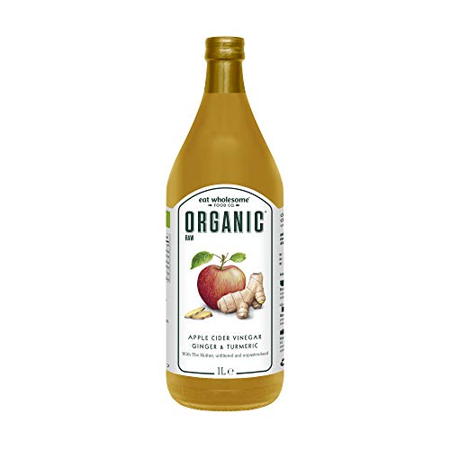 Eat Wholesome Organic Raw Apple Fire Cider Vinegar with Ginger, Turmeric & Chilli, 1L