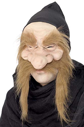 Smiffys Men's Digger Mask Half Face with Hood