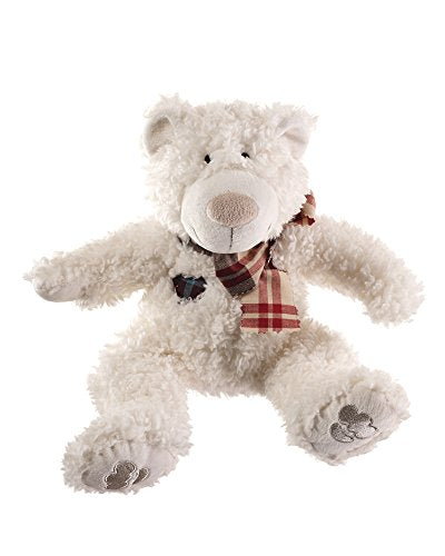 Dog Toy Byron Bear White 33 Cm  Pack Of 3 | Hunter