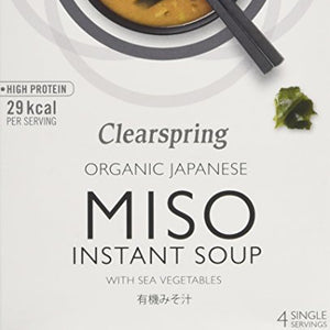 Clearspring Organic Instant Miso Soup 40 g (Pack of 2)