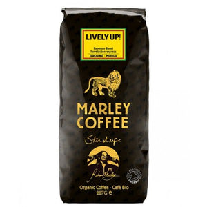 Marley Coffee Organic Lively Up Espresso Roast Ground Coffee Bag 227 g