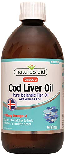 Natures Aid Cod Liver Oil Liquid  (PACK OF 1)