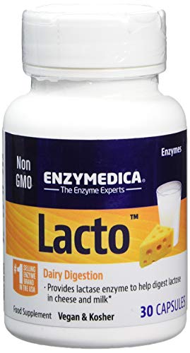 Enzymedica Lacto Dietary Supplement Capsules, 30-Count