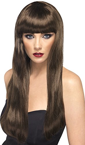 Smiffys Beauty Wig - Brown