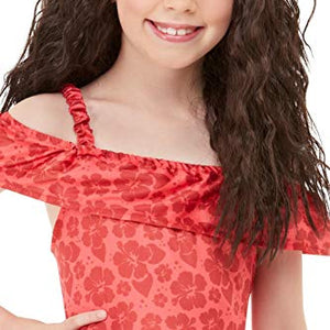 Smiffys 52030 Girls Hawaiian Princess Wig, Brown