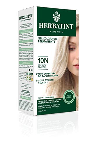 Herbatint 10N Platinum Blonde Permanent Herbal Hair Colour Gel 150ml