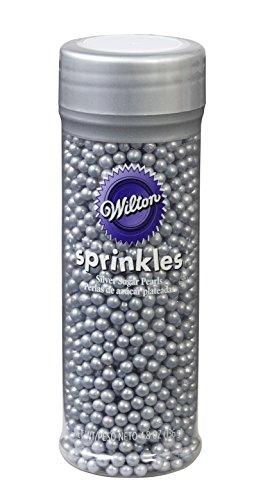 Wilton Silver Sugar Pearl Sprinkles, 4.8 oz.