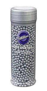 Wilton Silver Sugar Pearl Sprinkles, 4.8 oz.