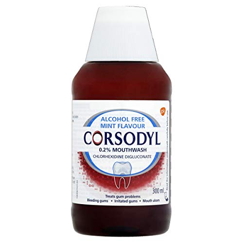 Corsodyl Antibacterial Mouthwash Alcohol Free, 300ml