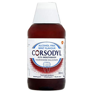 Corsodyl Antibacterial Mouthwash Alcohol Free, 300ml