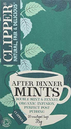 Clipper After Dinner Mints and Fennel Tea Bag 38g (Pack of 20)